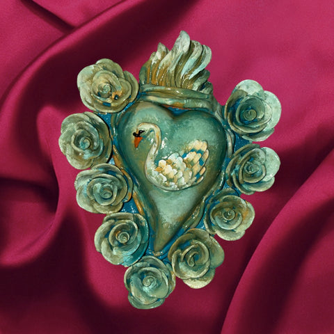 Swan ornament valentine