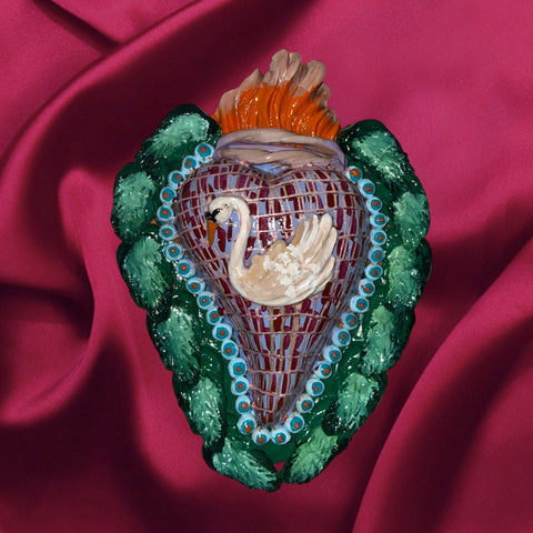 Swan ornament valentine