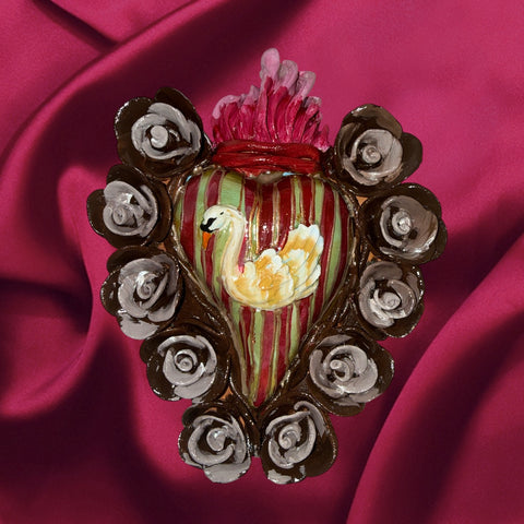 Swan ornament valentine